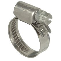 2 colliers inox  D.24 à 36 mm - lg 13 mm